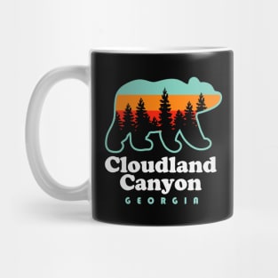 Cloudland Canyon State Park Georgia Camping Hiking Bear Mug